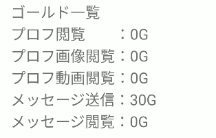 ファーストデートポイント表